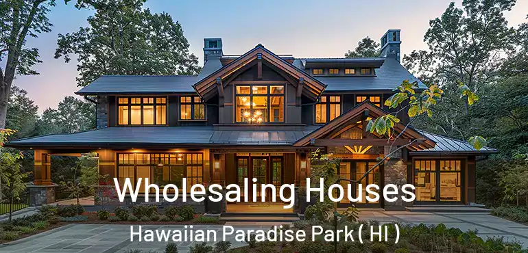  Wholesaling Houses Hawaiian Paradise Park ( HI )