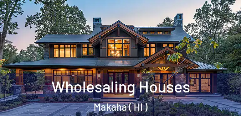  Wholesaling Houses Makaha ( HI )